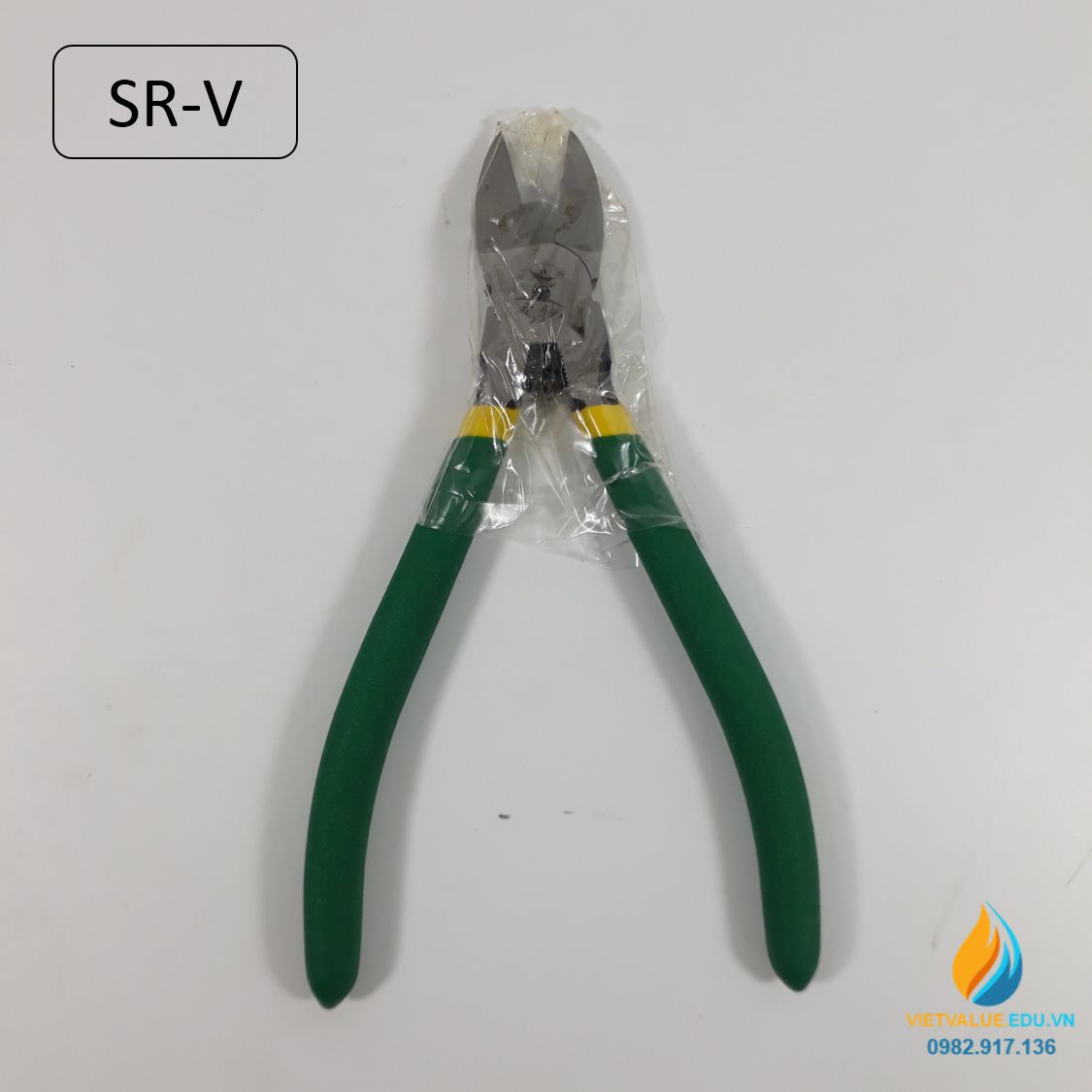 Kìm cắt dây điện lưỡi xiên, độ cứng cao, chều dài 6inch, cán bọc nhựa