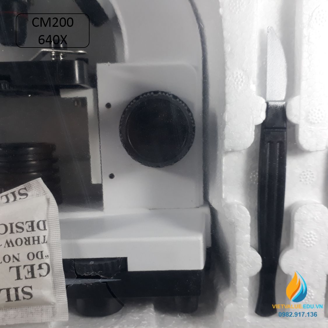 Kính hiển vi CM20 độ phóng đại 640X, kính hiển vi 3 mắt, kính hiển vi phòng thí nghiệm