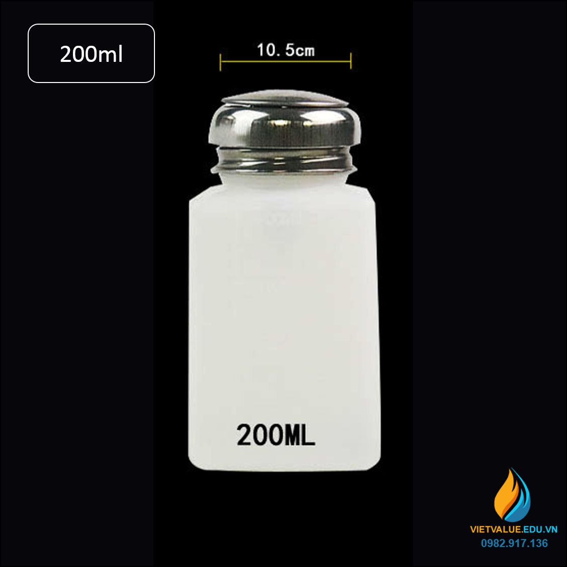 Lọ đựng cồn 200ml