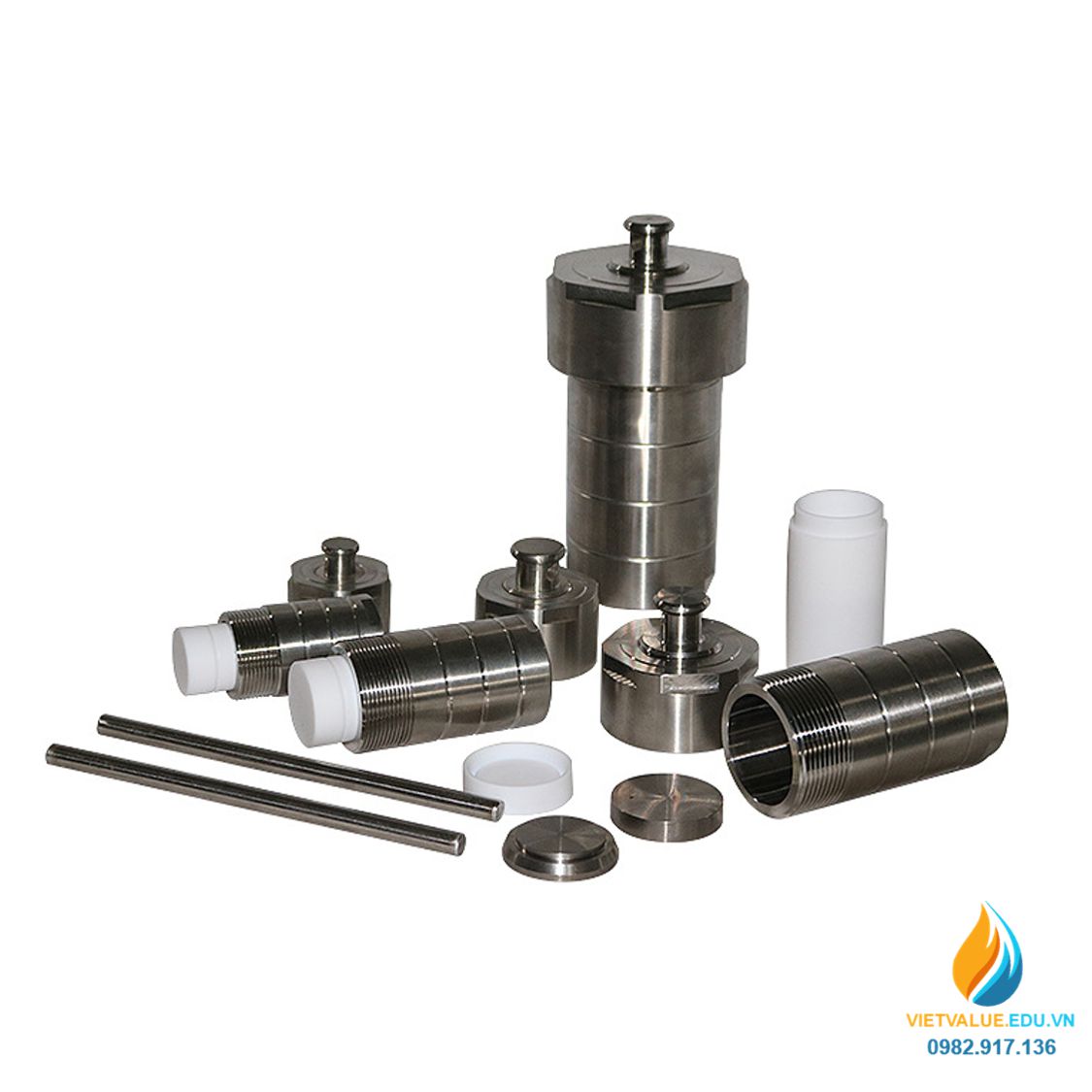 Lõi PTFE bể thủy nhiệt 100ml, lõi lò phản ứng hấp nhiệt thủy lực 100ml nhựa PTFE