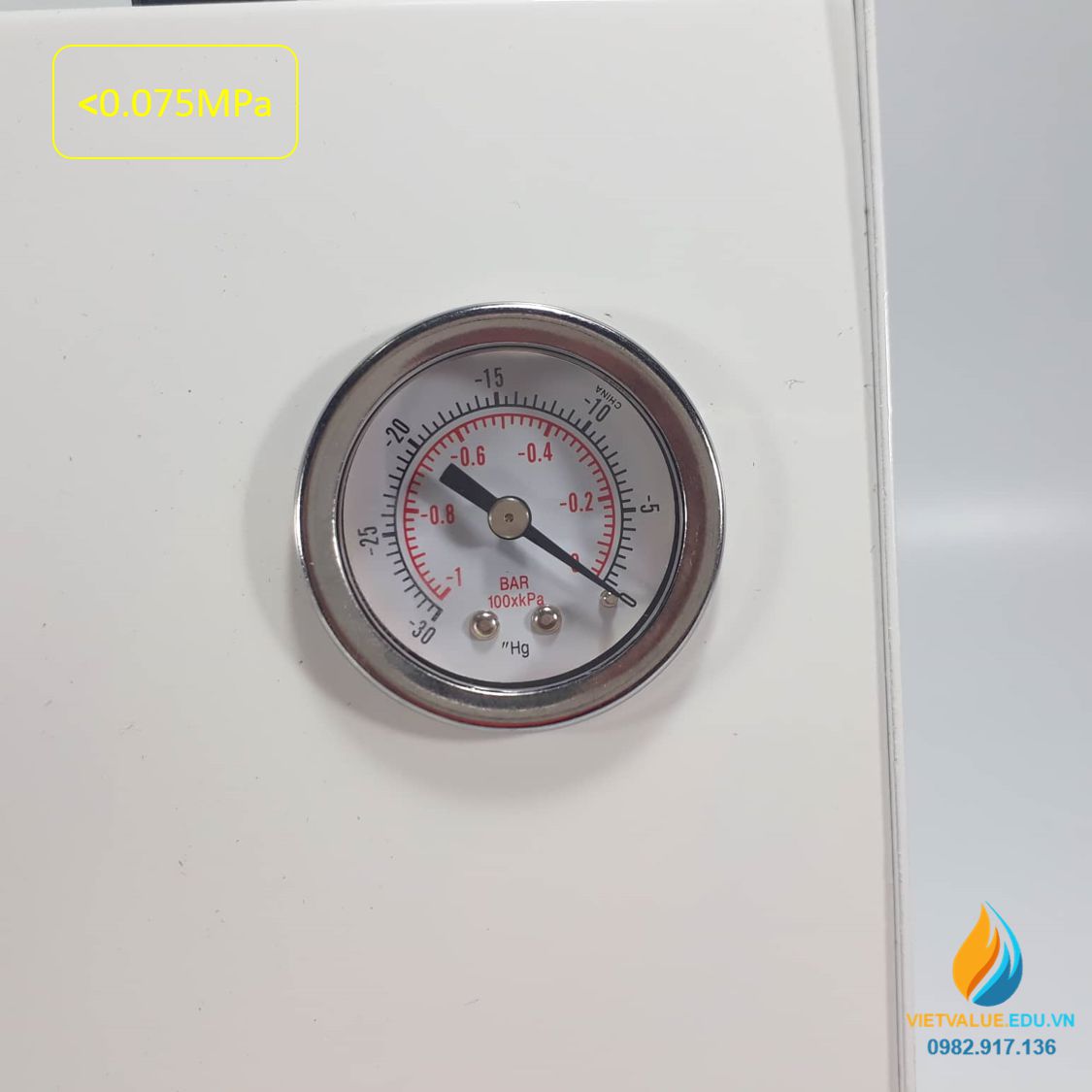 Máy bơm hút chân không, áp suất tạo ra nhỏ hơn 0.075MPa