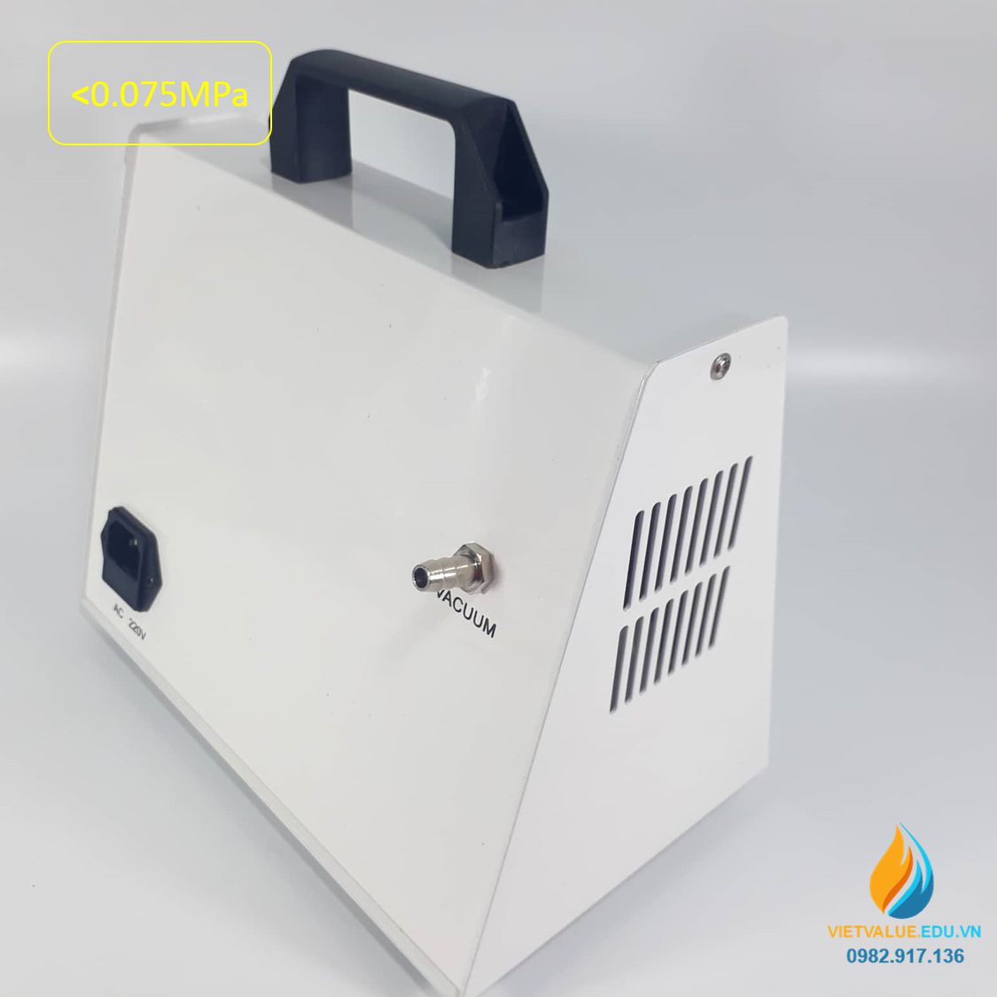 Máy bơm hút chân không, áp suất tạo ra nhỏ hơn 0.075MPa