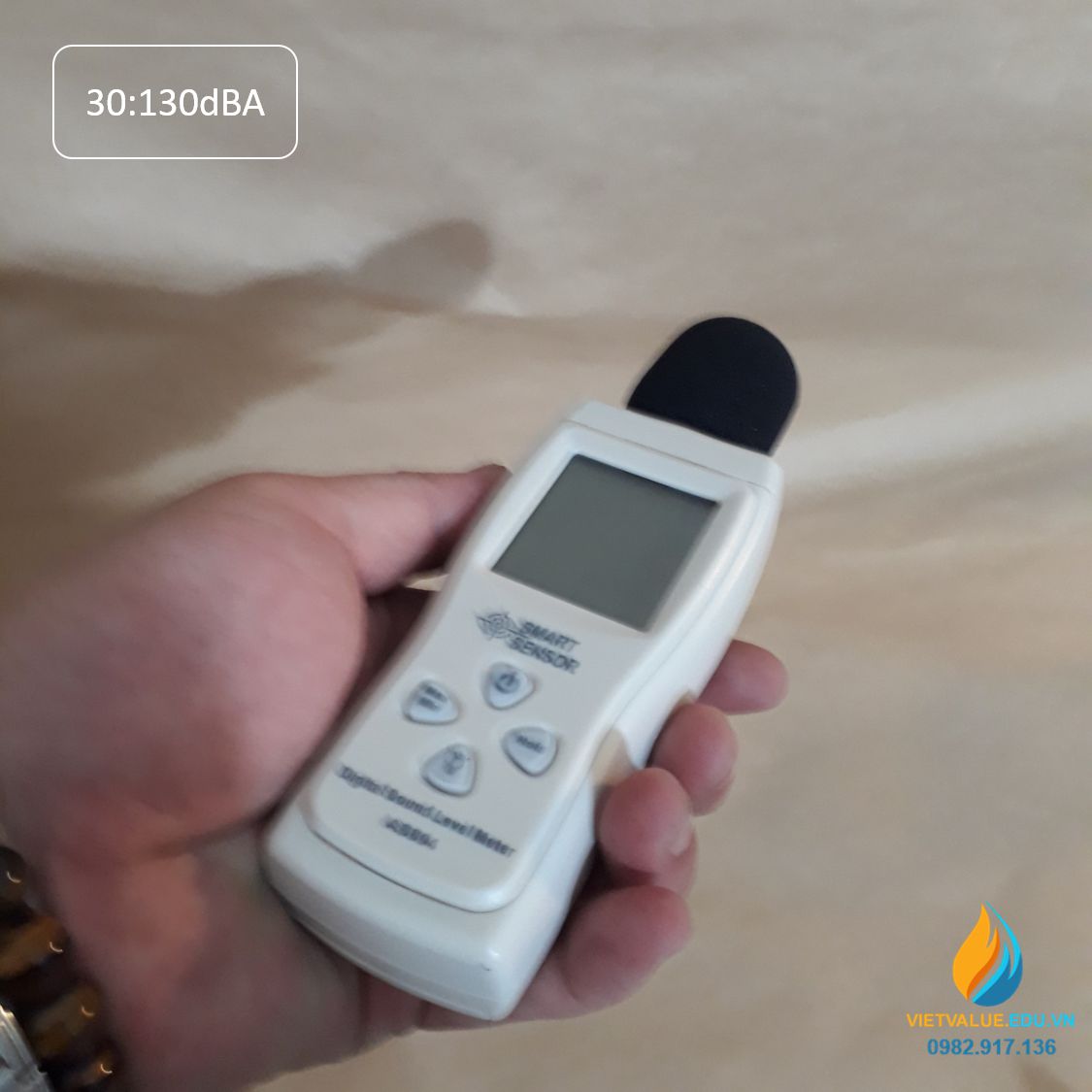 Máy đo âm thanh AS804 mức đo 130dBA, sai số 1.5dB, sản xuất theo công nghệ Đức