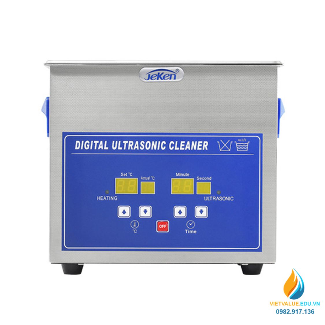 Máy rửa dụng cụ bằng sóng siêu âm PS20 dung tích 3,2 lít tần số 40kHz 120W