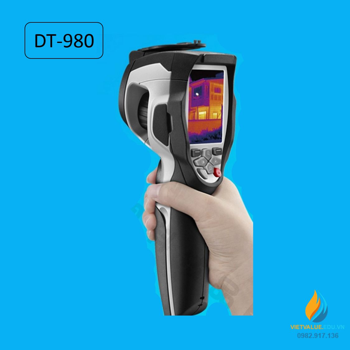 Máy soi nhiệt hồng ngoại DT-980 phạm vi -20 ~ 350 ℃ và độ chính xác cao