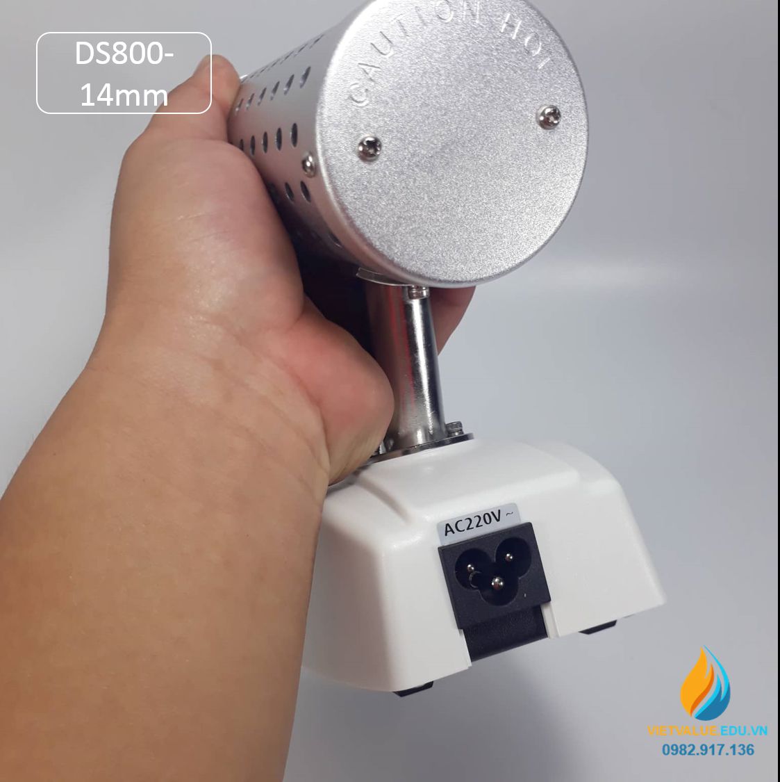 Máy khử trùng nhiệt tia hồng ngoại đường kính tia 14mm DS800