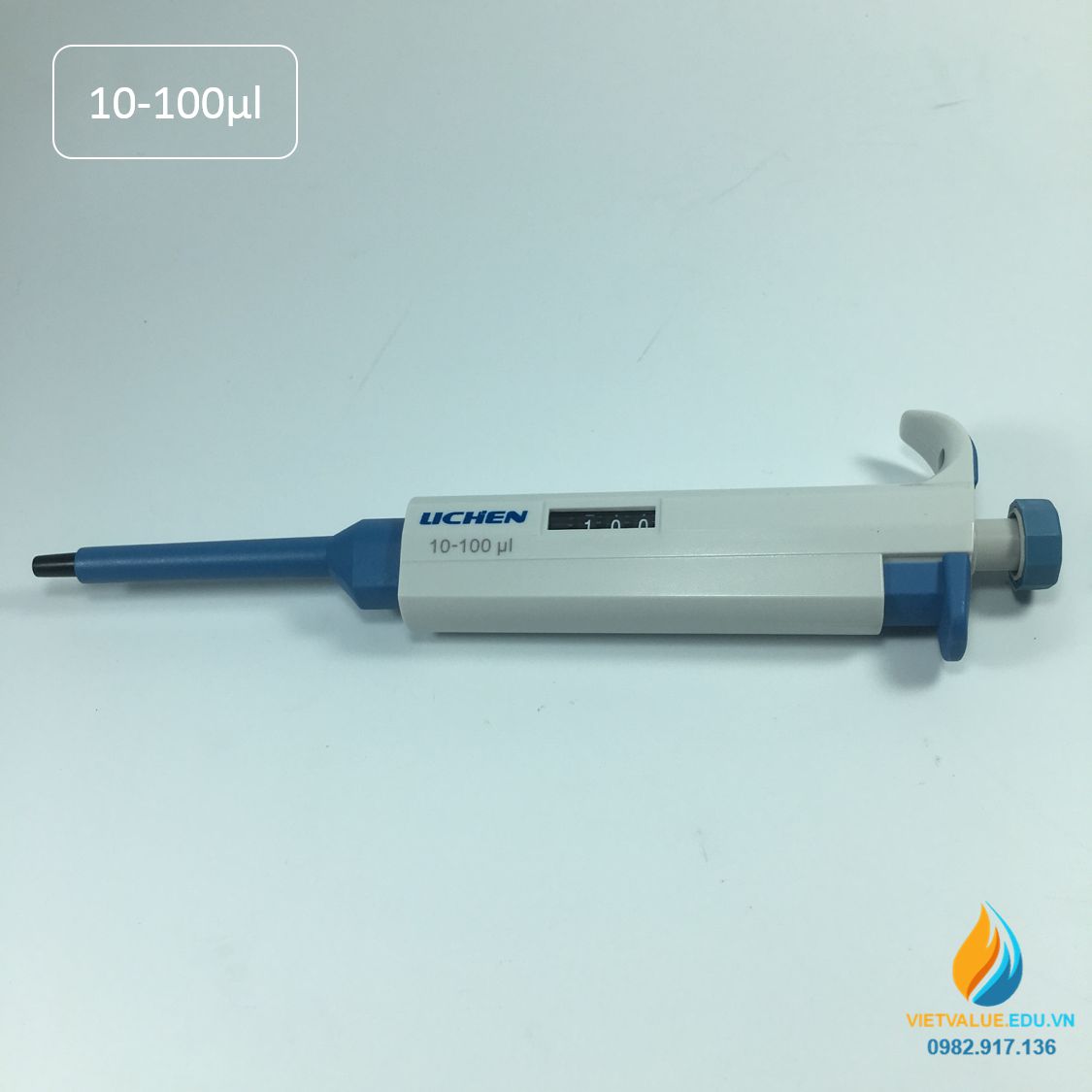 Micro pipet hút đơn kênh hãng Lichen đơn kênh mức hút từ 10-100μl