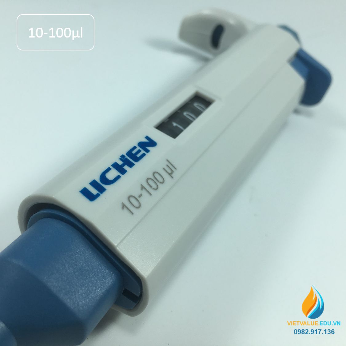 Micro pipet hút đơn kênh hãng Lichen đơn kênh mức hút từ 10-100μl