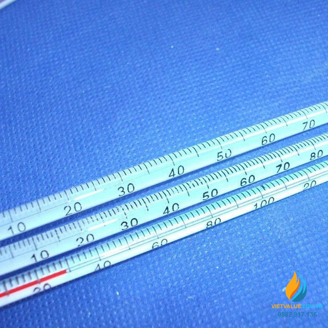 Nhiệt kế thủy ngân, khoảng đo 0 độ C đến 200 độ C