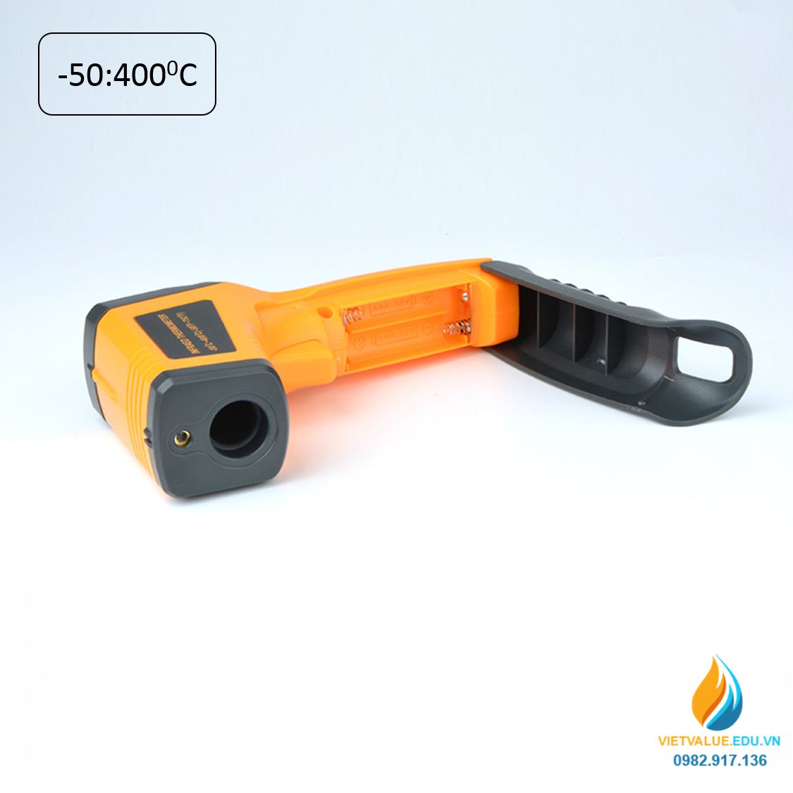 Nhiệt kế hồng ngoại MT380 khoảng đo từ -50 đến 400 độ C, sai số 0,1 độ C hiển thị LCD