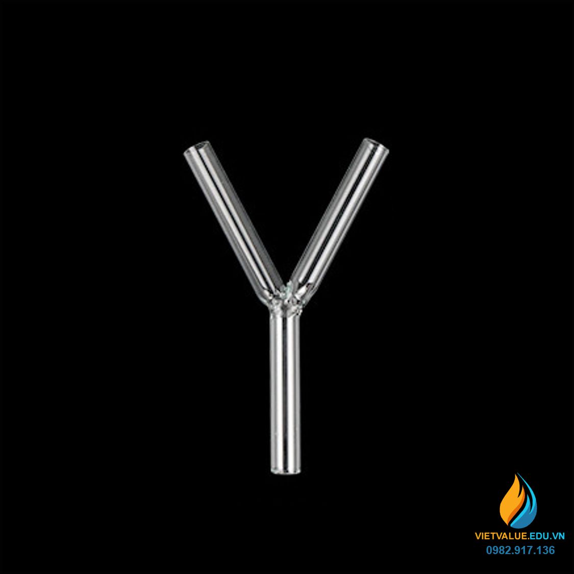 Ống dẫn thủy tinh chữ L, ống dẫn chất lỏng, góc 45 độ, chịu nhiệt