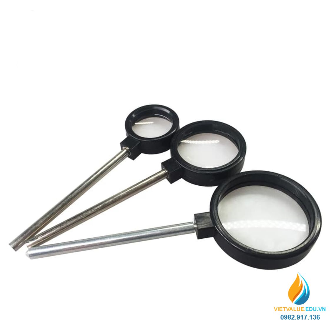 Ống hội tụ, thanh cắm, đường kính 4 cm, tiêu cự 10cm