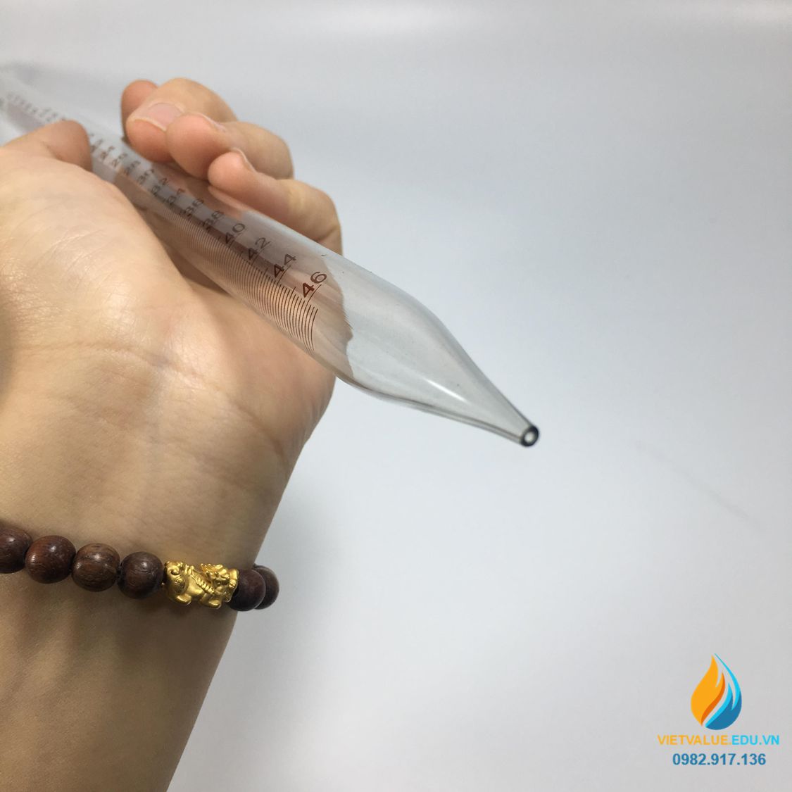 Ống hút thủy tinh, vạch chia, dung tích 20ml