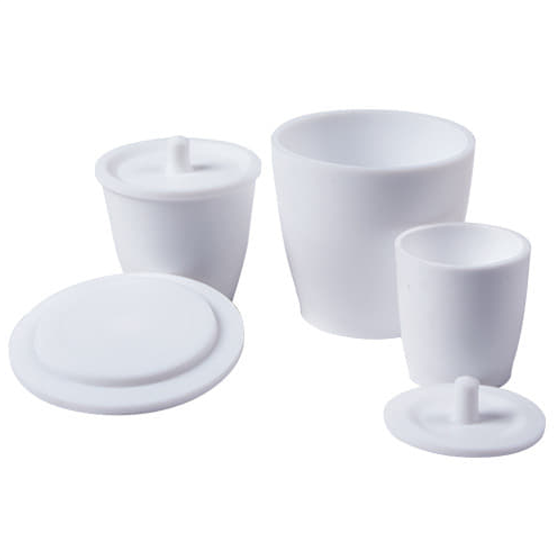 Chén nhựa PTFE có nắp, kháng kiềm và axit mạnh. dung tích 20ml