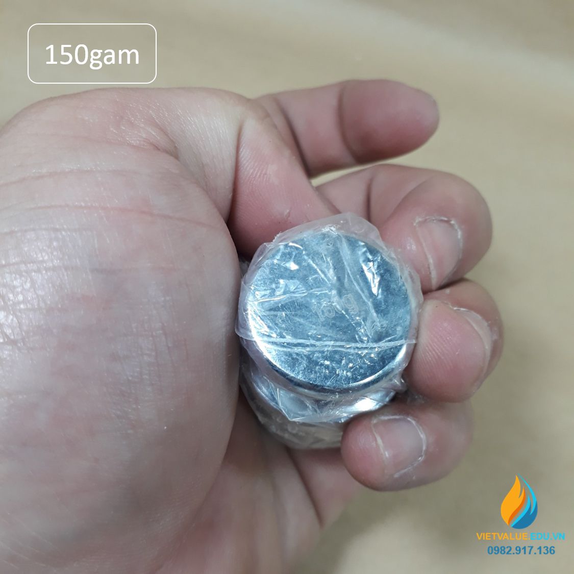 Quả nặng định lượng 150gam, quả cân 150gam độ chính xác cao