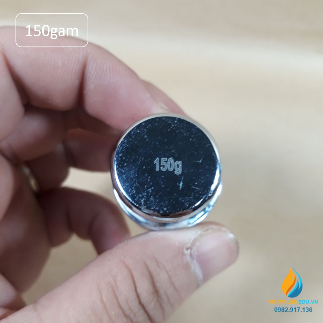 Quả nặng định lượng 150gam, quả cân 150gam độ chính xác cao
