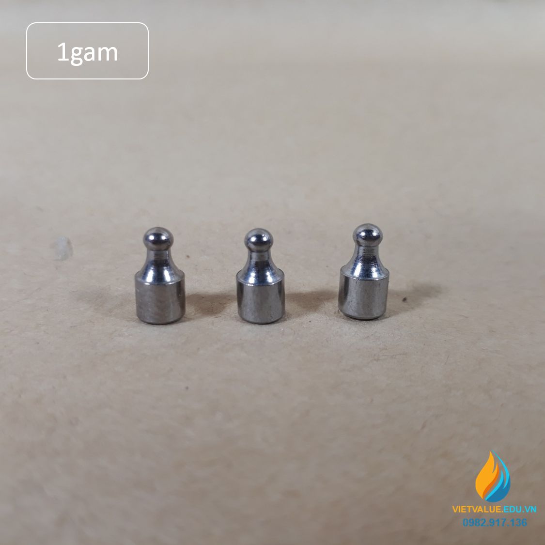 Quả nặng định lượng 1gam, quả cân 1gam độ chính xác cao