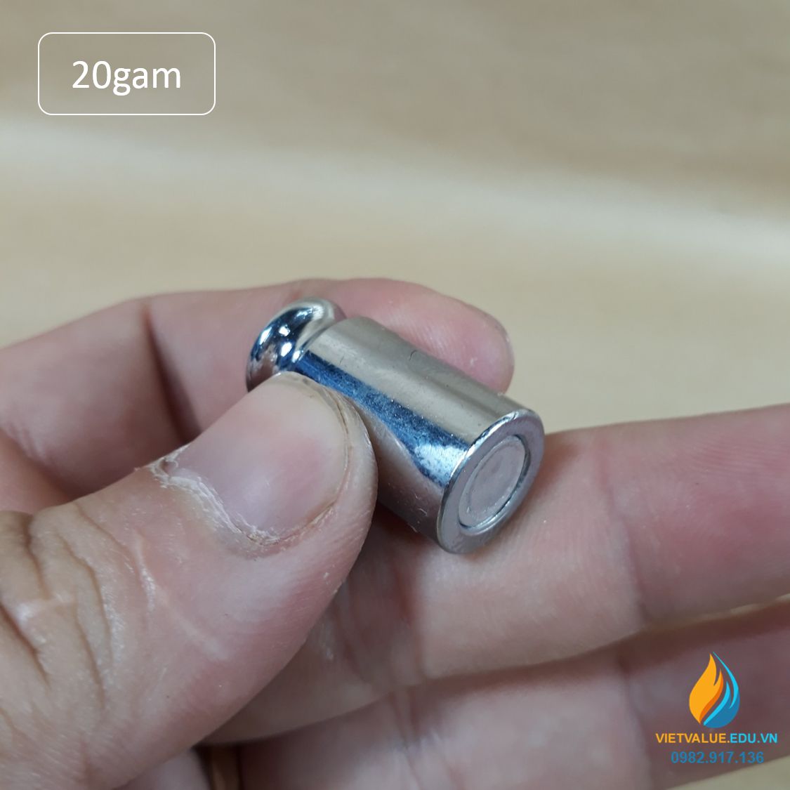 Quả nặng định lượng 20gam, quả cân 20gam độ chính xác cao