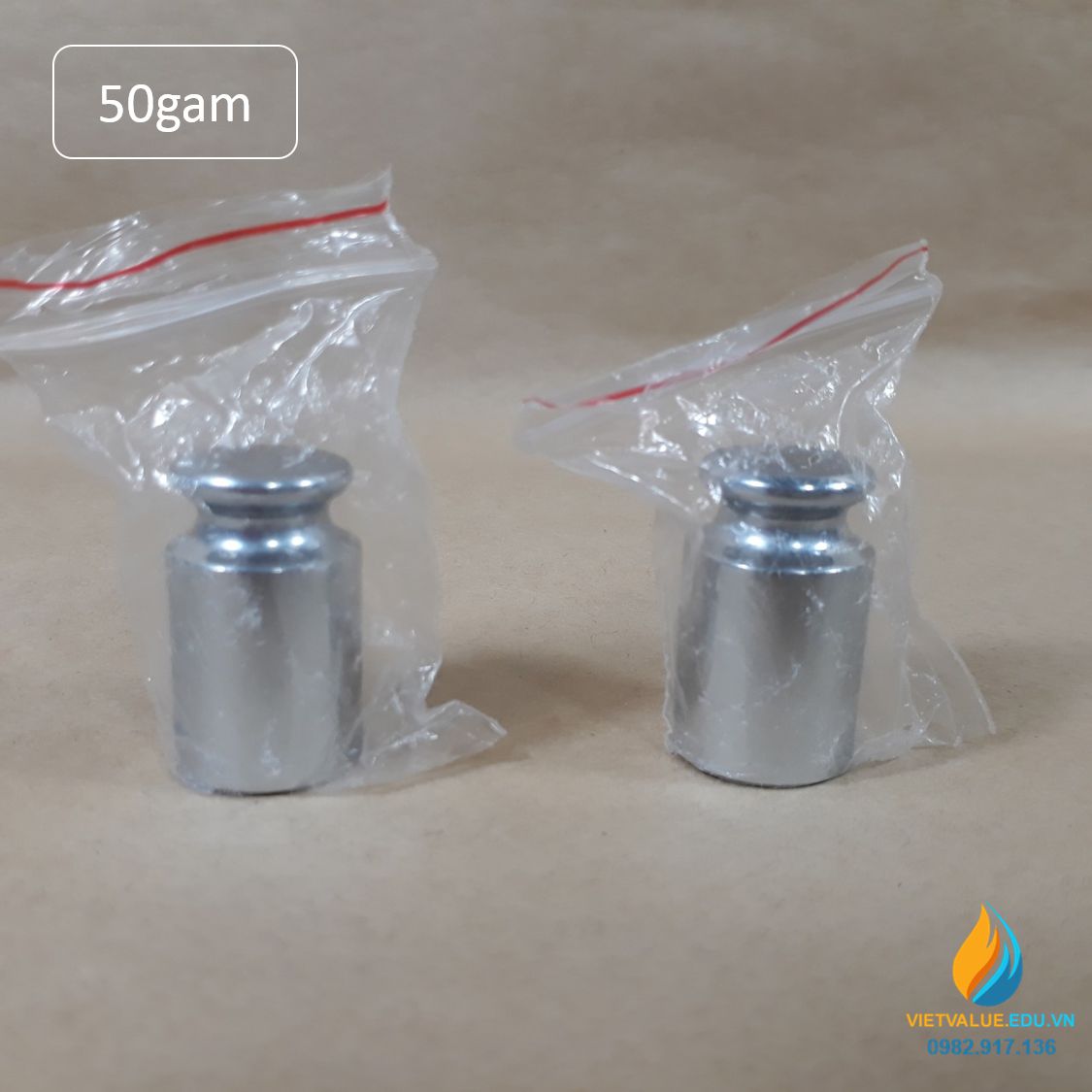 Quả nặng định lượng 50gam, quả cân 50gam độ chính xác cao