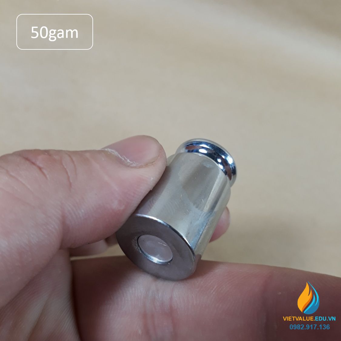 Quả nặng định lượng 50gam, quả cân 50gam độ chính xác cao