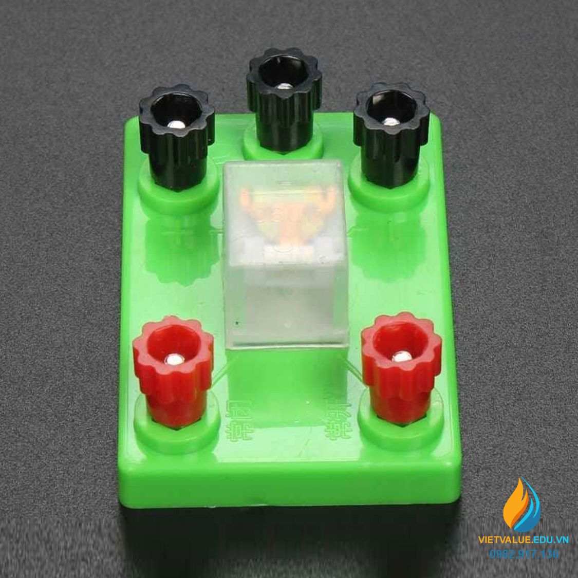 Rơ le lắp ráp mạch điện thực hành vật lý, điện áp ngắt 3 V, nhựa ABS cao cấp