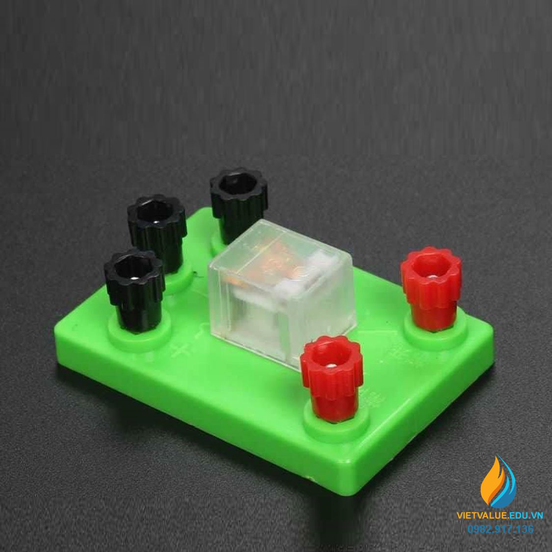 Rơ le lắp ráp mạch điện thực hành vật lý, điện áp ngắt 3 V, nhựa ABS cao cấp