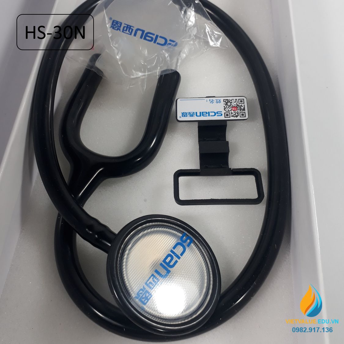 Ống nghe bác sĩ HS-30N, dụng cụ phòng thí nghiệm stem cho học sinh