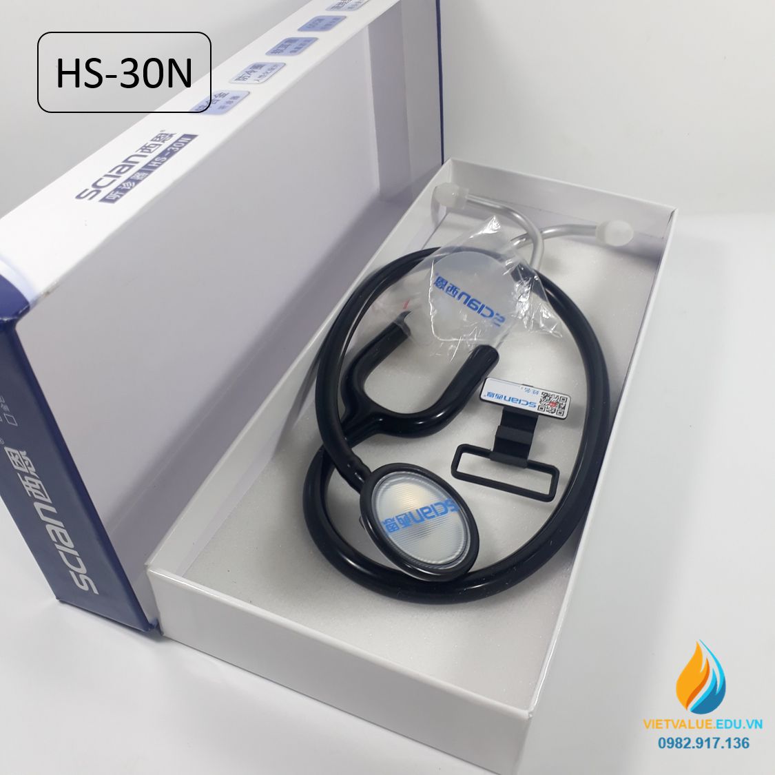 Ống nghe bác sĩ HS-30N, dụng cụ phòng thí nghiệm stem cho học sinh