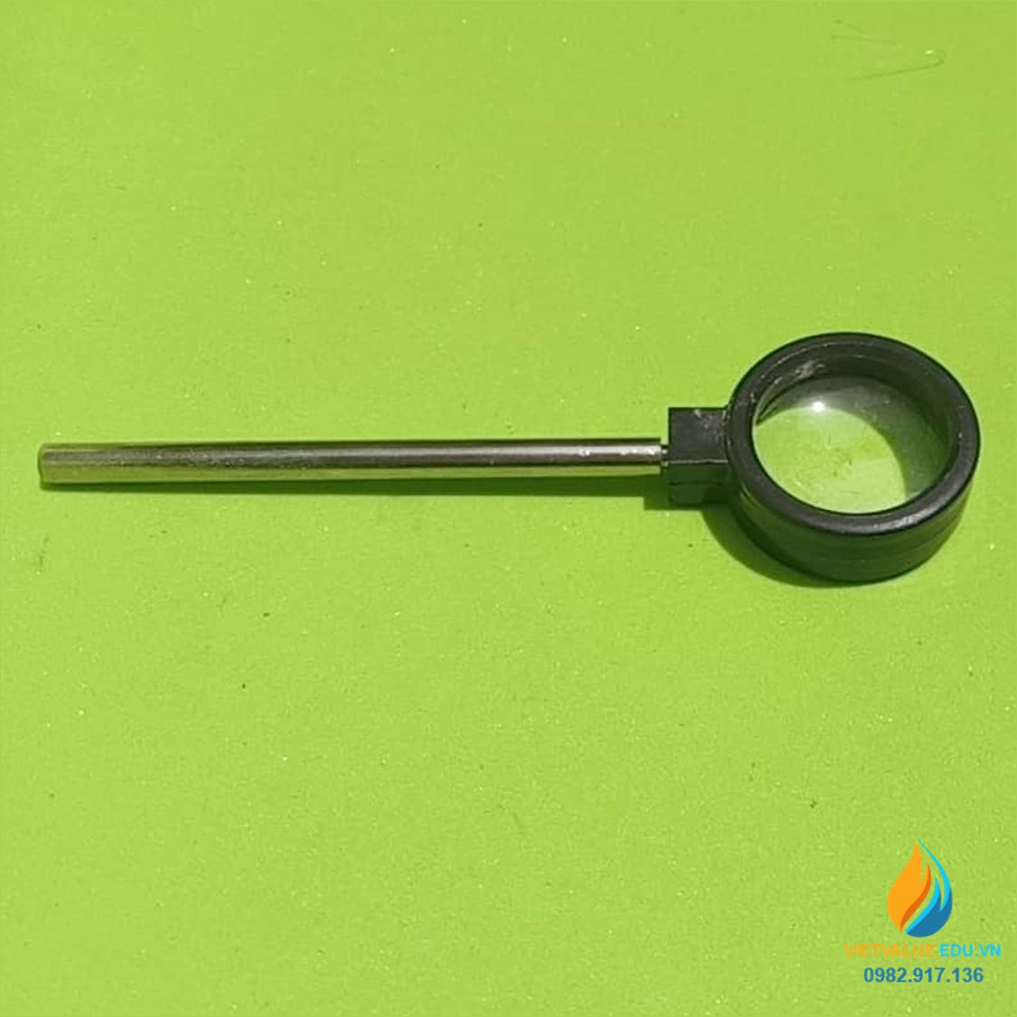 Ống kính phân kỳ, thanh cắm, đường kính 4 cm, chân cắm, thấu kính quang học