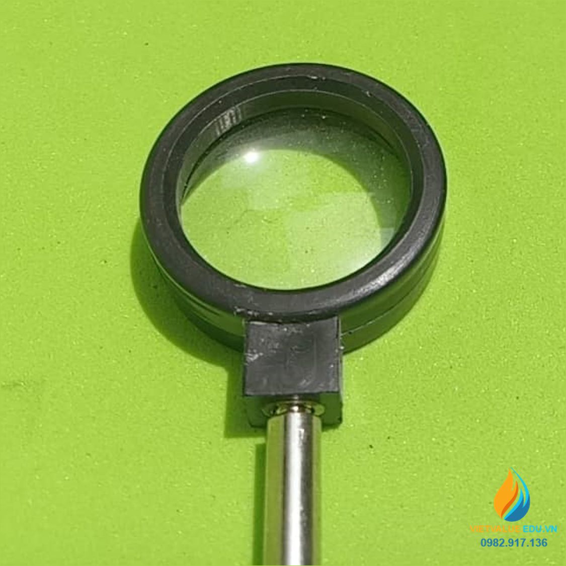 Ống kính phân kỳ, thanh cắm, đường kính 5 cm, chân cắm, thấu kính quang học