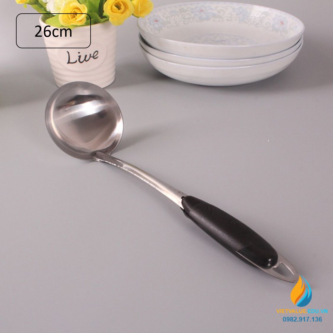 Thìa Inox to, thìa inox dụng cụ thực hành phòng stem