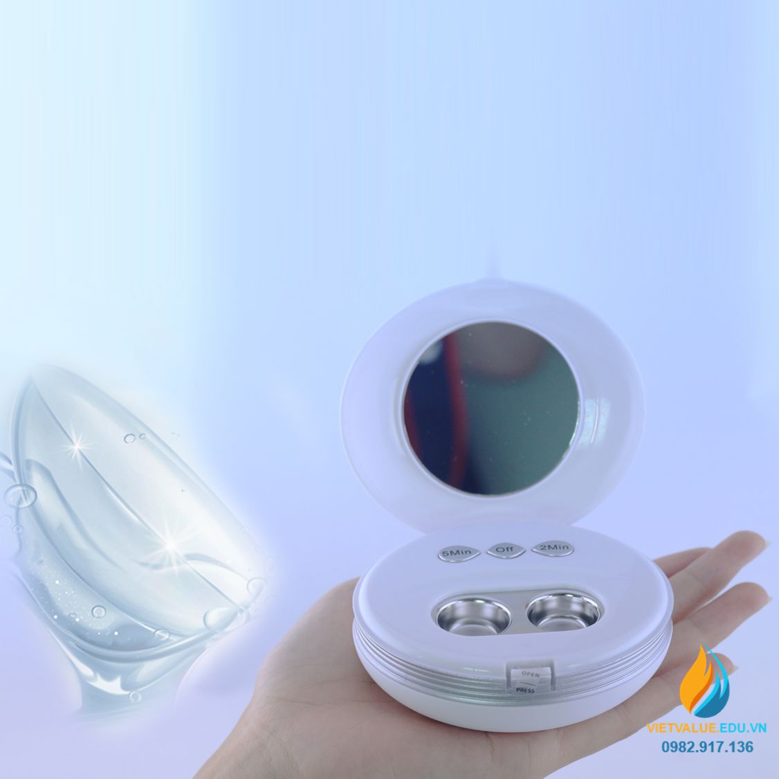 Thiết bị làm sạch kính áp tròng bằng sóng siêu âm CE3500 tần số 58kHz công suất 3W