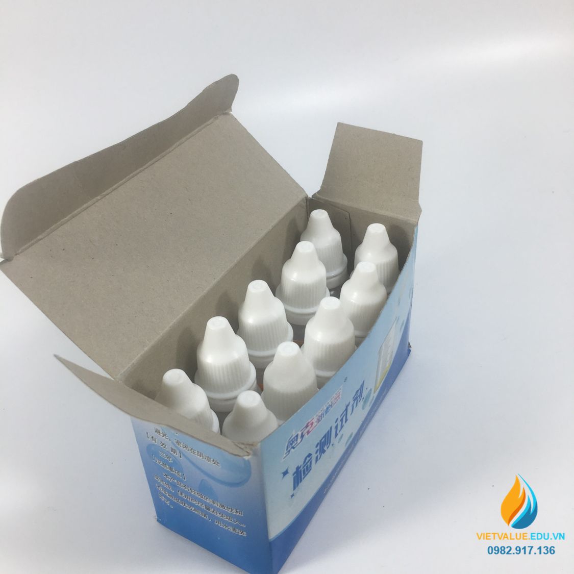 Thuốc thử phenolphtalein xác định độ axit hay bazo cho dung dịch, dung tích 10ml