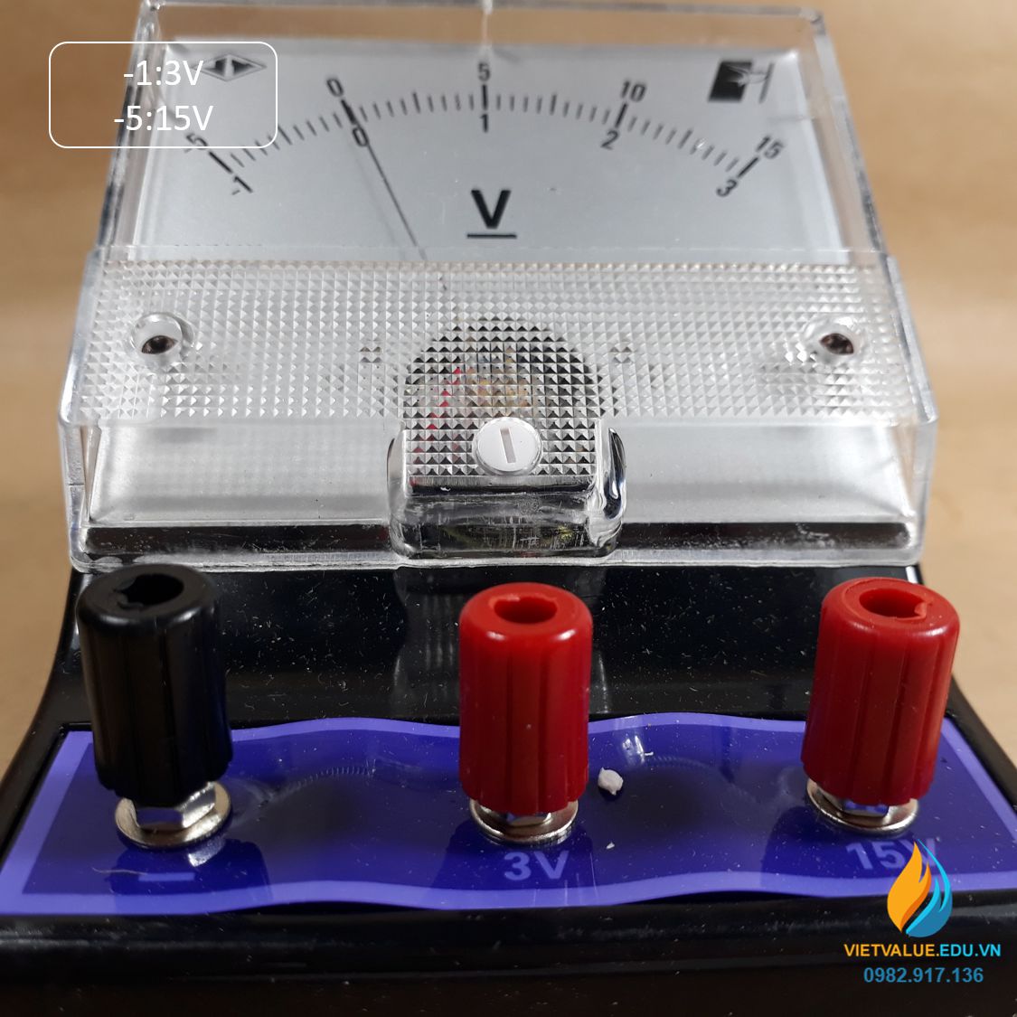 Vôn kế J0408 đo điện áp DC phạm vi đo từ -1 đến 3V hoặc -5 đến 15V, ampe kế ghép mạch điện