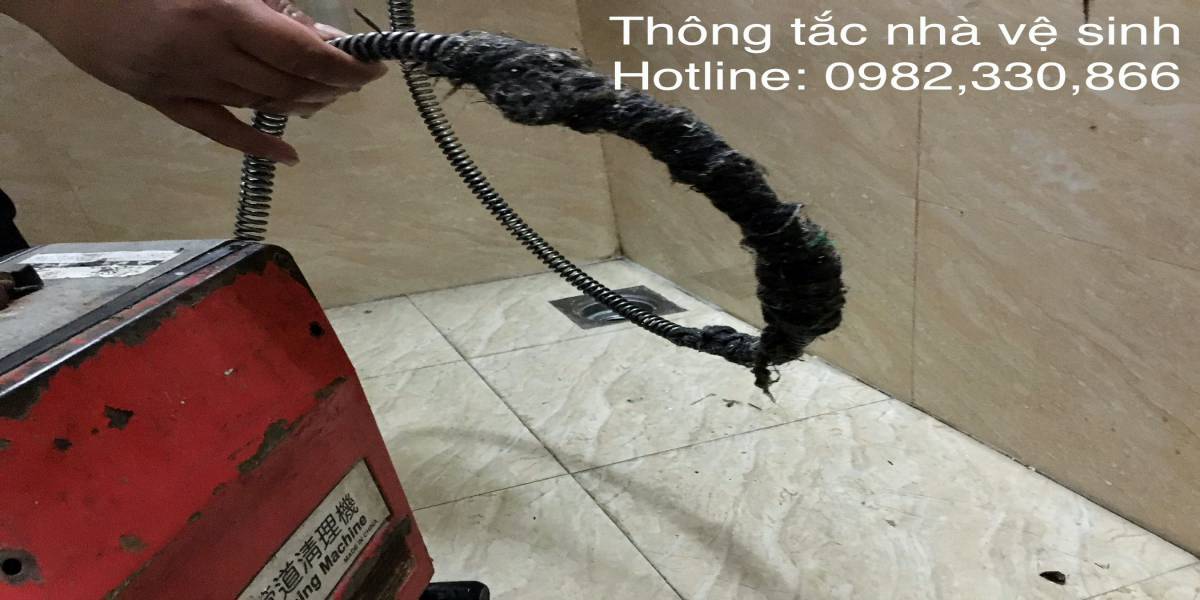 thông tắc cống nhà vệ sinh