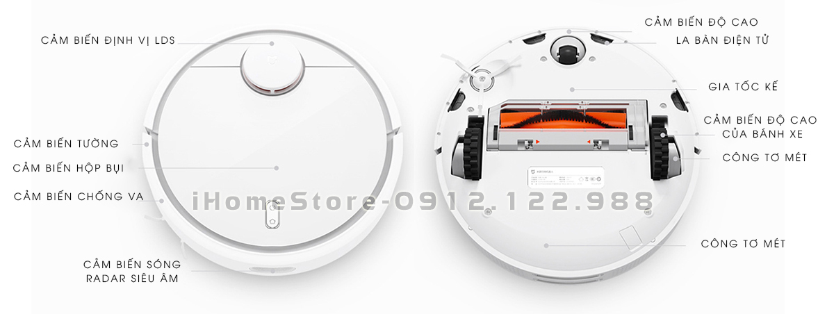 Robot hút bụi thông minh Xiaomi Mi - ihomestore.vn