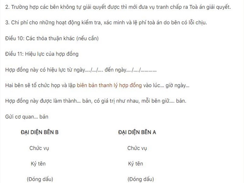 Mẫu hợp đồng ủy thác xuất khẩu