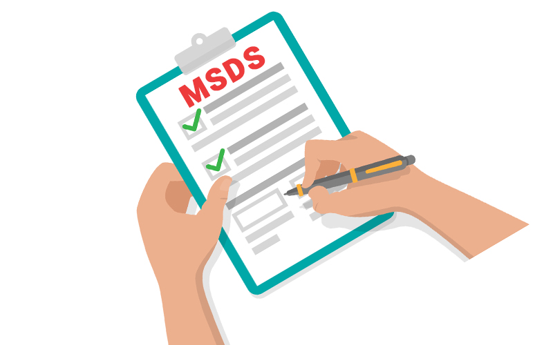 Trong bảng MSDS bao gồm những gì