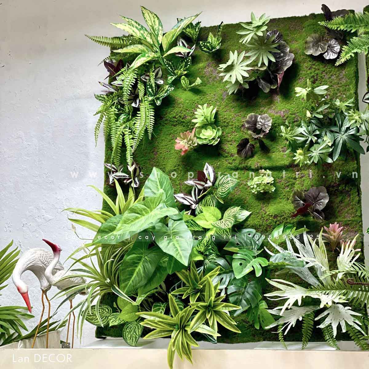 vách-cây-trang-trí