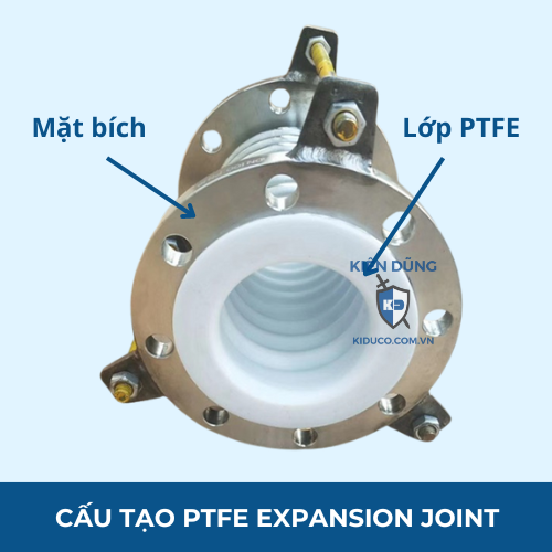 Khớp nôi giãn nở nox chèn PTFE