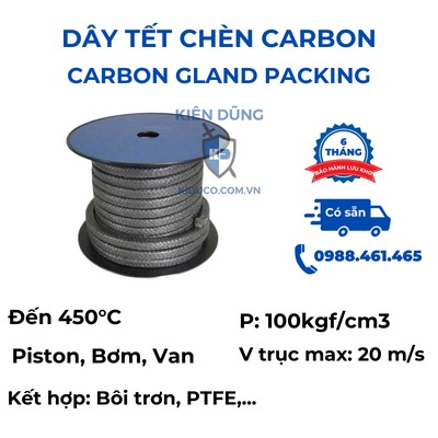 dây tết chèn sợi carbon ở KIDUCO