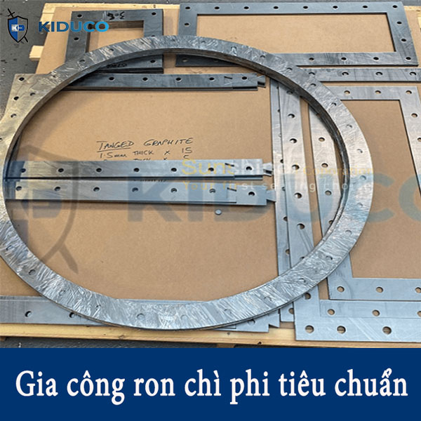 Gia công gioăng chì graphite