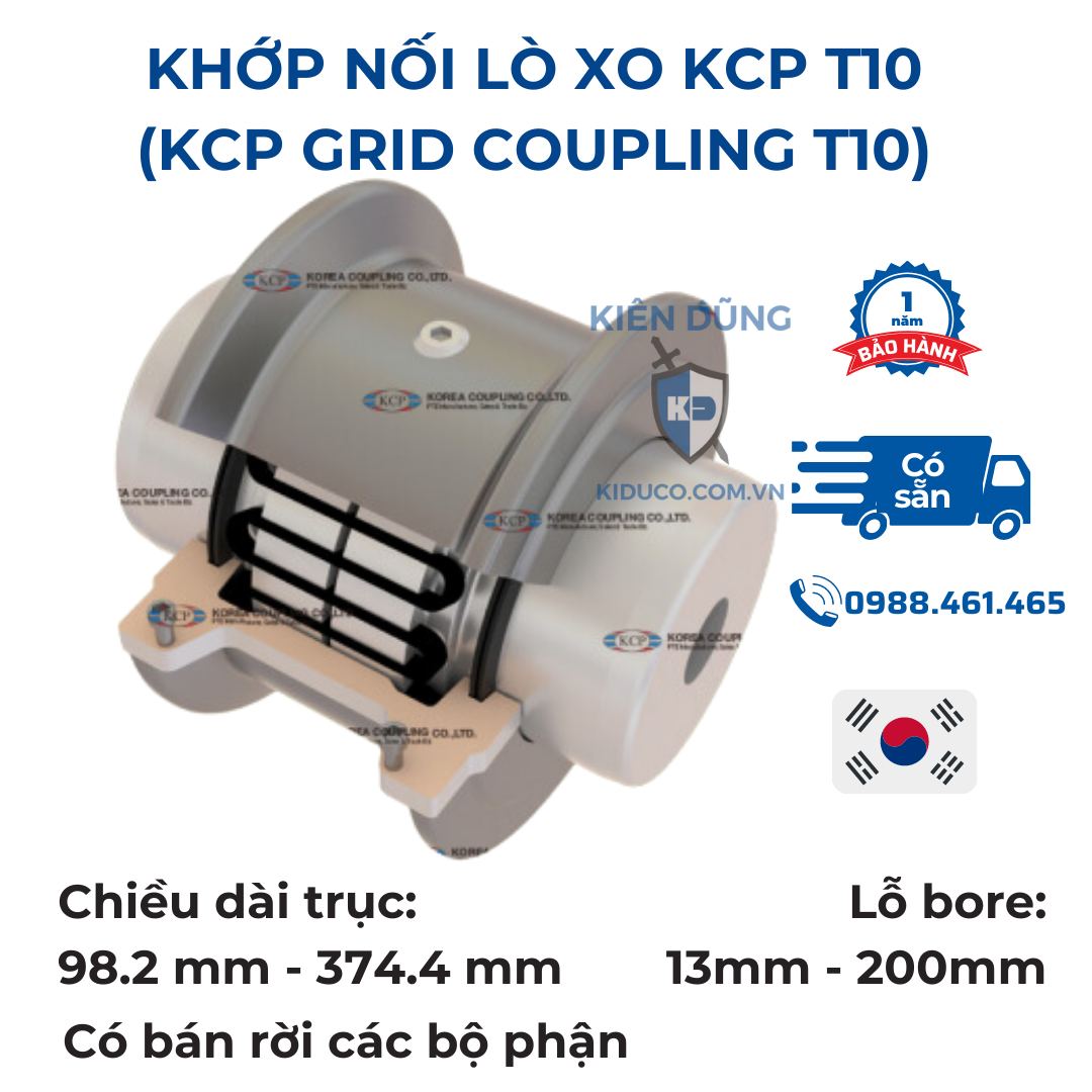 khớp nối trục lò xo KCP khớp nối lưới T10 - grid coupling T10