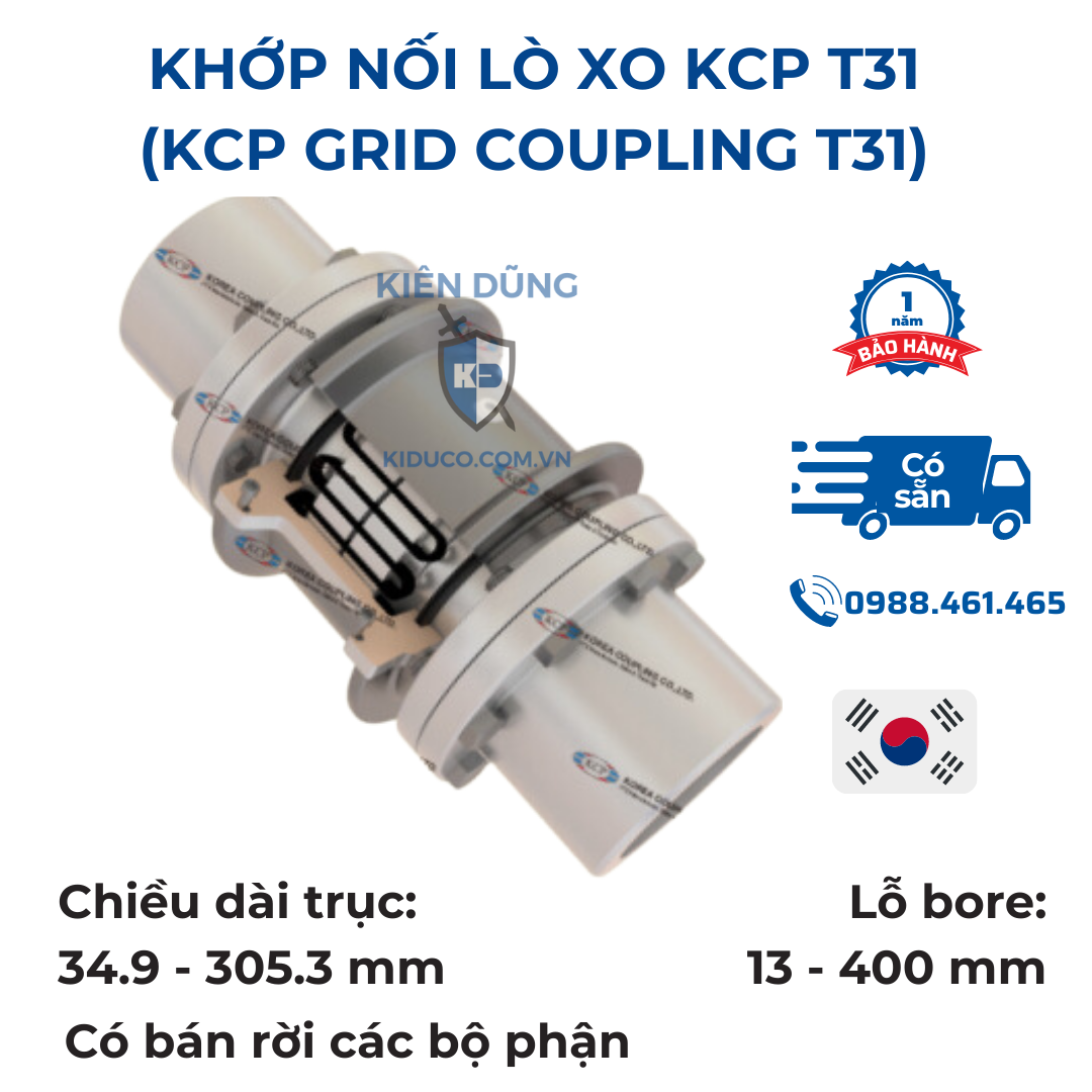 Khớp nối lưới khớp nối trục lò xo KCP T31