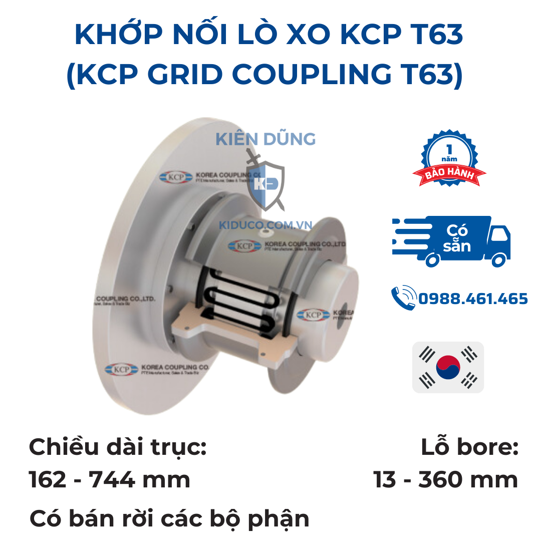 khớp nối lưới lò xo T63