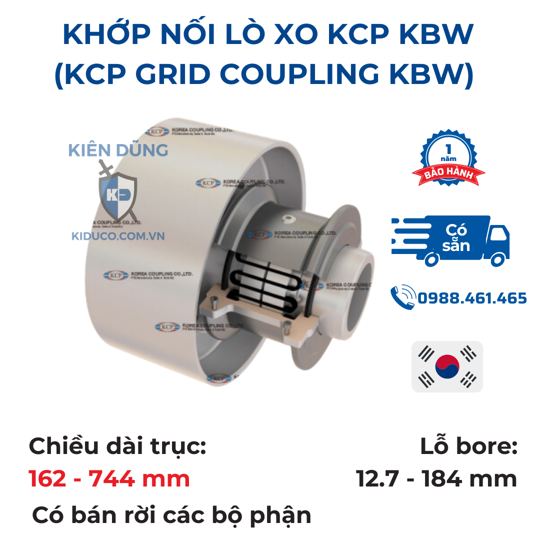 khớp nối lưới lò xo KBW