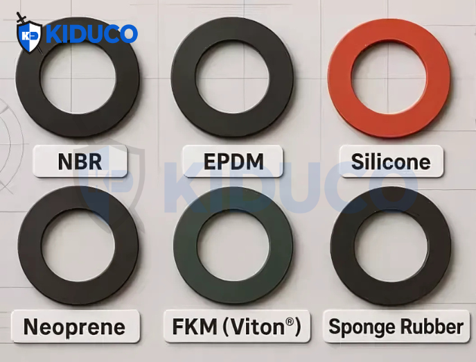 Các vật liệu ron cao su phổ biến