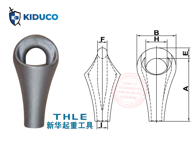 Khóa cáp quả lê Pear Socket của THLE