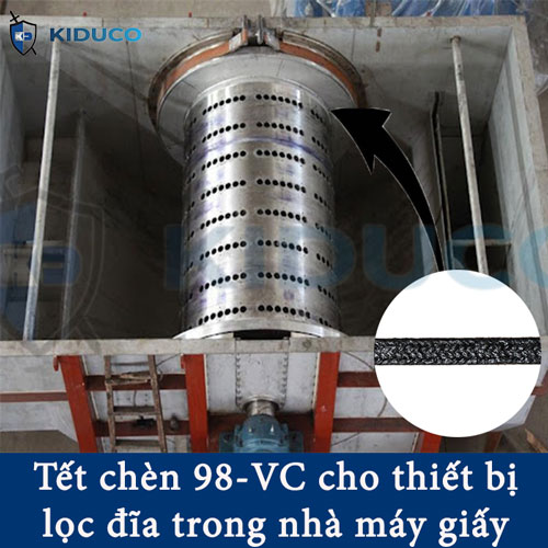 Tết chèn làm kín cho thiết bị lọc đĩa xả trực tiếp (Direct Discharge™ Disk Filter - DDDD)