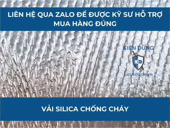 Ảnh chụp cận cảnh vải silica